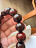 玉海云瑶小叶紫檀手串男士老料满金星鸡血红高密度佛珠文玩女手链满星12mm 实拍图