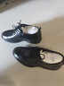 海澜之家（HLA）男鞋2025新款时髦商务百搭皮鞋正装英伦风德比鞋男士皮鞋 黑色-增高(HAAPXM1EBH090) 38 （偏大一码，拍小一码） 实拍图