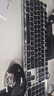 前行者（EWEADN）静音有线无线键盘鼠标套装机械手感游戏办公专用电脑笔记本蓝牙电竞键鼠耳机三件套 金属黑【白光】+静音宏鼠标 实拍图