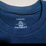 立蒙（LIMENG）男女装素色180g全棉短袖t恤圆领宽松体恤打底衫 深灰 XL 实拍图