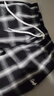 SLAMBLE春季新款黑白格子直筒卫裤男女潮流宽松百搭休闲运动长裤 黑白格子 L 实拍图