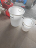 法欧诺牛筋大水桶塑料桶加厚大容量家用带盖圆桶储水桶酿酒发酵桶叉车桶 100L白色不带盖 实拍图