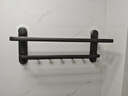 馨沛吸盘毛巾架卫生间置物架免打孔浴室浴巾架厕所置物架收纳挂架 实拍图