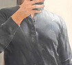优衣库男装女装情侣华夫格亨利领套头衫长袖T恤25秋冬新款479784 65 宝蓝色 4XL 实拍图