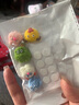 网红可爱迷你汽车摆件中控台副驾驶车载电动车内大屏摆件装饰用品 海绵宝宝贴片一组5个（送胶） 实拍图