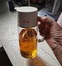 小熊（Bear）油壶 玻璃瓶调料瓶酱油瓶厨房油罐壶660ml自动开合不挂油CX-JW021 实拍图