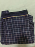 顶瓜瓜纯棉睡裤男薄款中青年棉质格子家居裤可外出 222  宝蓝  新疆纯棉 常规厚度 2XL 实拍图