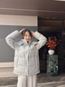 波司登（BOSIDENG）25新款紫芋松松羽绒服女短款90绒脱卸帽可收腰保暖外套B250245296 浅绿4127 S 160/84A 体重约100-110斤 实拍图