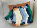 特步秋冬季儿童袜子纯棉吸汗透气防臭男童袜子抗菌无骨不掉色中筒袜 混色【纯棉不掉色】5双 L【38-42码】 实拍图