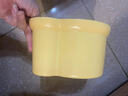 温鑫福加厚小凳子塑料椅子换鞋凳家用小板凳儿童矮凳沙发穿鞋凳成人圆凳 小号黄色 底部带防滑垫 实拍图
