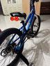 优贝（RoyalBaby）儿童自行车男女童车 宝宝脚踏车山地车 6岁-9岁 表演车18寸 蓝色 实拍图