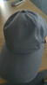 回力大头围棒球帽子男士潮流鸭舌帽女纯色休闲户外运动遮阳四季太阳帽 灰色 M 【54-58cm】适合正常头围 实拍图