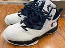 乔丹高帮篮球鞋男鞋运动鞋2025秋冬季新款专业轻便减震透气青少年球鞋 白色/黑色 42 实拍图