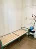 折叠床成人家用简易双人床办公室午休床宿舍单人床1米5老式硬板床 莫兰迪色70cm 静音不摇晃+实木护腰床板 实拍图