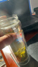 【⭐京东物流配送】高硼硅双层玻璃杯大容量泡茶杯水杯子茶水分离 【双层加厚】茶杯 350ml 1只 实拍图