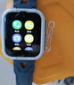 360儿童电话手表10X长续航GPS定位4G全网通20米防水微信QQ可插卡初中生学生智能手表男女表蓝 实拍图