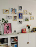 一面墙创意照片墙高级感客厅组合相框diy装饰家庭墙上免打孔相册展示墙 原木白+打印照片+送安装图纸 尺寸：76*145cm（适合2-3m的墙面） 实拍图