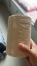 泉林本色无芯卷纸 3层160节*10卷 不漂白多节数 易溶卫生实芯卷厕纸巾 实拍图