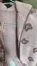 迷你巴拉（minibala）婴儿连体衣棉服外出幼儿衣服保暖双面绒两面穿外套冬新款 紫色调00377 73cm 实拍图