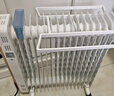 美的（Midea）【强劲热力】电热油汀/取暖器家用/加热电暖器/17片电暖气片/立式加热器大面积加湿恒温 HYW30GW 实拍图