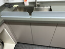 家の物语（KATEI STORY）日本水槽挡水板厨房小工具吸盘式洗碗池防溅硅胶挡板家用水池挡板 灰色*2个【二面挡水】 实拍图