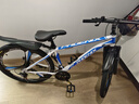 凤凰（Phoenix）山地自行车成人男女学生青少年减震变速越野公路通勤车山地车 26寸白蓝刀轮 24速数字指拨（前中后全轴承） 实拍图