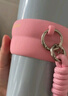 世大家保温杯女士高颜值学生不锈钢水杯大容量便携吸管杯海蓝椰椰710ml 实拍图