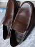 木林森（MULINSEN）男鞋商务休闲软面软底驾车豆豆鞋 40码 棕色 8836 实拍图