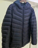 坦博尔轻薄羽绒服男士短款连帽宽松简约保暖外套TF236209 夜影蓝 180  实拍图