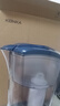 康佳（KONKA）净水壶 过滤净水器 家用滤水壶 厨房自来水过滤器  便携净水杯 KLSH-2501B-E （1壶4芯套装） 实拍图