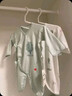 童泰婴儿连体衣新生儿衣服四季0-6月初生宝宝哈衣爬服纯棉内衣2件装 绿白小树（四季款） 66cm (建议3-6个月身高60-68cm) 实拍图