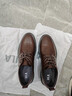 海澜之家HLA皮鞋男商务休闲秋冬正装德比鞋子HAAPXM1EBH077 棕色42 实拍图