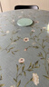 古私（Gusi）圆形桌垫透明圆桌布防水台布pvc餐桌面垫水晶板桌面保护垫子1.3米 实拍图