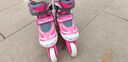 米高 轮滑鞋儿童溜冰鞋男女全套装可调滑冰鞋旱冰鞋初学者 粉色MI0套装2（K8S-八件套） S (推荐鞋码27-30内长17-19.5cm) 实拍图