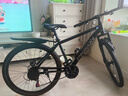 飞鸽（FLYING PIGEON）山地自行车成人男女变速山地车青少年中小学生车越野户外骑行单车 【高碳钢】G8002代-辐条轮-黑色 26寸轮组（适合160-180cm） 21速入门版 实拍图