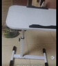 甄严选 可移动电脑桌升降床边桌床上学习桌办公懒人书桌简易折叠小桌子 【可折叠】暖白色60*40CM 实拍图