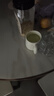 传旗水杯陶瓷马克杯咖啡杯办公杯子男女陶瓷杯简约石纹杯420ml奶油色 实拍图