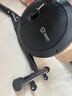英尔健动感单车磁控家用静音小型自行车室内减肥锻炼运动健身器材 [物理调阻-黑]可调座椅+私教体验 实拍图