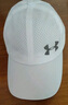 安德玛UNDER ARMSLPUNDER 休闲帽子男女网眼透气防晒速干户外运动 速干安白色 实拍图