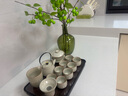 瓷牌茗茶具 汝瓷茶具泡茶器全套家用功夫茶具办公室送人茶道瓷器整套 御煌提梁壶盖碗8杯13件+胡桃茶盘 实拍图