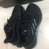 阿迪达斯 （adidas）男鞋跑步鞋秋冬黑武士户外轻便耐磨透气休闲旅游运动鞋 黑色 37 实拍图