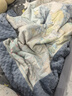 DOMIAMIA豆豆毯婴儿被子秋冬宝宝盖毯安抚被儿童被子A类毛毯薄夹棉110*140 实拍图