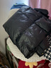 鸭鸭（YAYA）王一博同款羽绒服男士短款2025年冬季新款青少年休闲防寒保暖外套 黑色YE3B706712D XL 实拍图