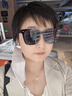 CHALL KITTY太阳镜女时尚女士墨镜高级感显脸小防紫外线开车驾驶眼镜2025新款 黑金渐变-品牌礼盒装高档高级感 实拍图