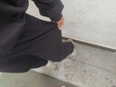 浩术牛仔微喇裤男秋冬季黑色裤子高街裤子美式宽松直筒垂感微喇裤男 黑色 L【建议100-115斤】 实拍图