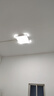 惠普精工吸顶灯led卧室现代简约餐厅中山灯具方50*50cm遥控三色 实拍图