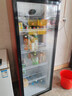 新飞（frestec）展示柜冷藏保鲜柜酒水饮料冰柜双开门冷藏柜酒店冷藏保鲜柜超市直冷玻璃门风冷无霜冰箱立式冷柜 大单门黑红400L【4D风冷无霜】5层 实拍图