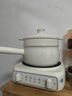美的（Midea）电煮锅 电蒸锅 电炒锅 电热锅 2.6L分体式 小型1-2人学生宿舍多功能锅 泡面锅 XZC2061 配蒸笼 实拍图