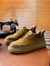 皓顿（HAUT TON）复古真皮板鞋男2025新款厚底增高鞋男百搭户外休闲鞋子工装鞋 卡其色 41 -适合运动鞋42码 实拍图