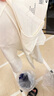 蕉内棉棉301H情侣居家T恤男女士100%纯棉无侧缝宽松圆领短袖睡衣夏季 【男士上衣】暖白 L 实拍图